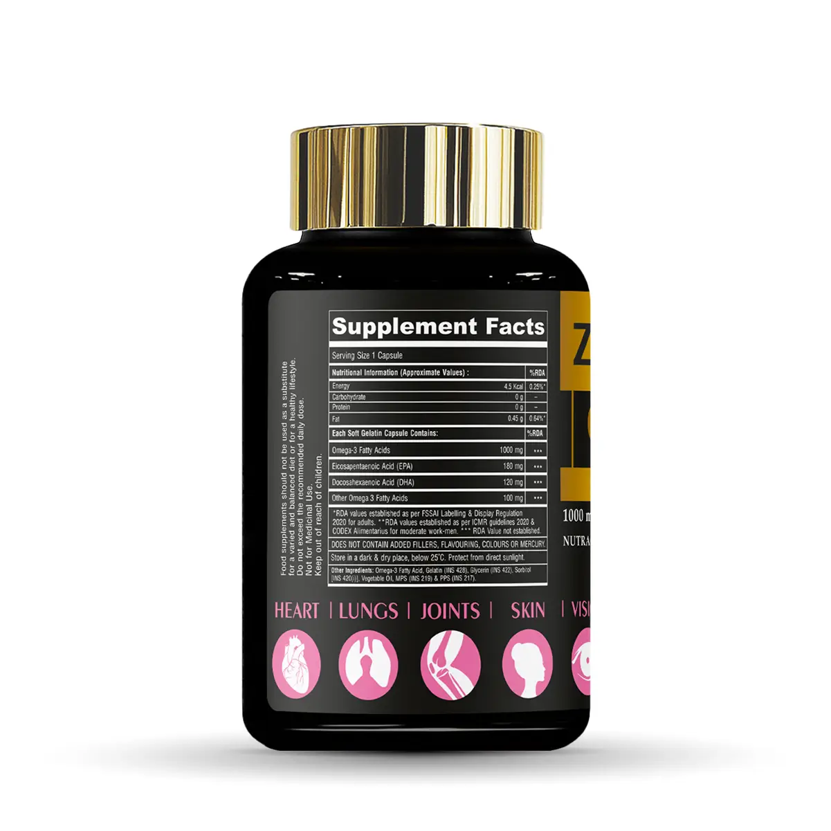 Zeelab Omega 3 Fish Oil Capsules